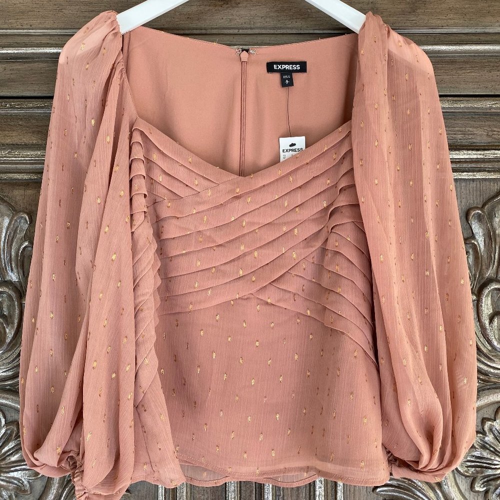 Express Pink Blouse sz S